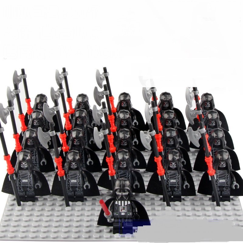 21pcs The Knights Of Ren Darth Vader Minifigures Compatible Lego Star Wars Sets