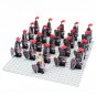 21pcs Red Dragon Knight Minifigures Compatible Lego Medieval Knights Sets