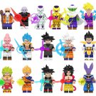 16pcs Dragon Ball Super Hero Character Minifigures Fit Lego Dragon Ball Z TV Sets