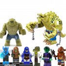 8pcs Killer Croc Waylon Jones Minifigures Fit Lego Batman Movie Sets