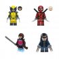 Gambit Deadpool Wolverine Laura Kinney Minifigures Fit Lego Deadpool & Wolverine Movie Sets