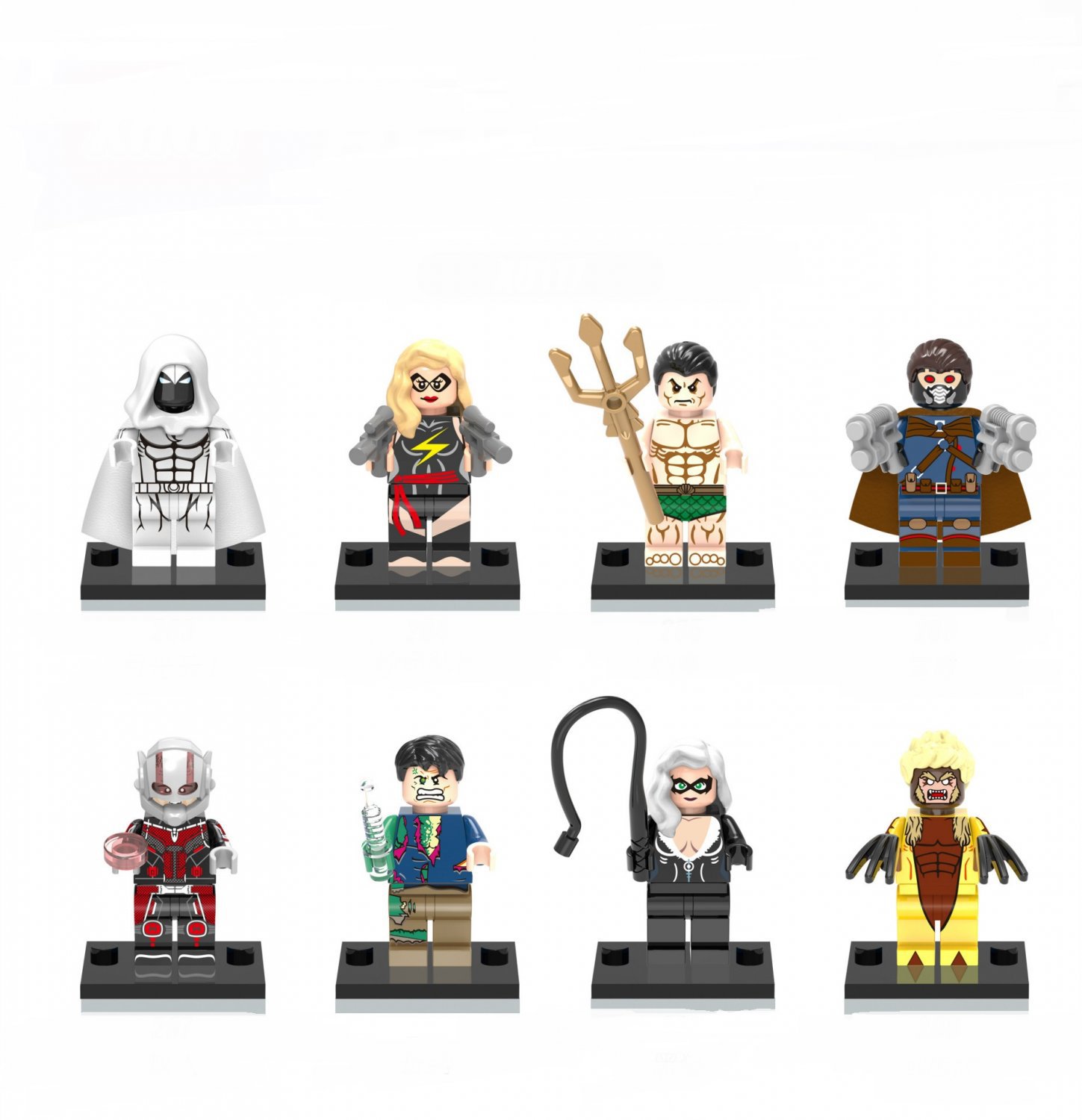 Namor McKenzie Moon Knight Minifigures Compatible Lego The Avengers Sets
