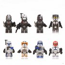 Commander Cody Rex Jesse Clone Force Minifigures Fit Lego Star Wars Sets