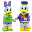 Donald Duck and Daisy Duck Minifigures Compatible Lego Wedding Gift Sets