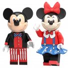 Mickey and Minnie Minifigures Compatible Lego America Comic Sets