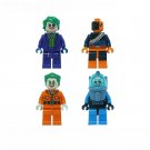 Deathstroke Mister Freeze Joker Minifigures Fit Lego DC Super Heroes Sets
