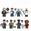 Dwarf Red Skull Kingpin Quicksilver Crossbone Minifigures Fit Lego Super Heroes Sets
