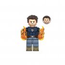 Human Torch Minifigures Fit Lego Deadpool & Wolverine Movie Minifigure