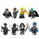 Black Lantern Aquaman Martian Manhunter Minifigures Fit Lego Black Lantern Super Heroes Sets