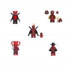 5pcs Deadpool Corps Parallel universes Minifigures Fit Lego Deadpool Sets