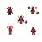 5pcs Deadpool Corps Parallel universes Minifigures Fit Lego Deadpool Sets