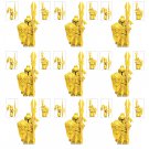 9 Heavy Gold Stormwind City Guard Minifigures Fit Lego Game Sets