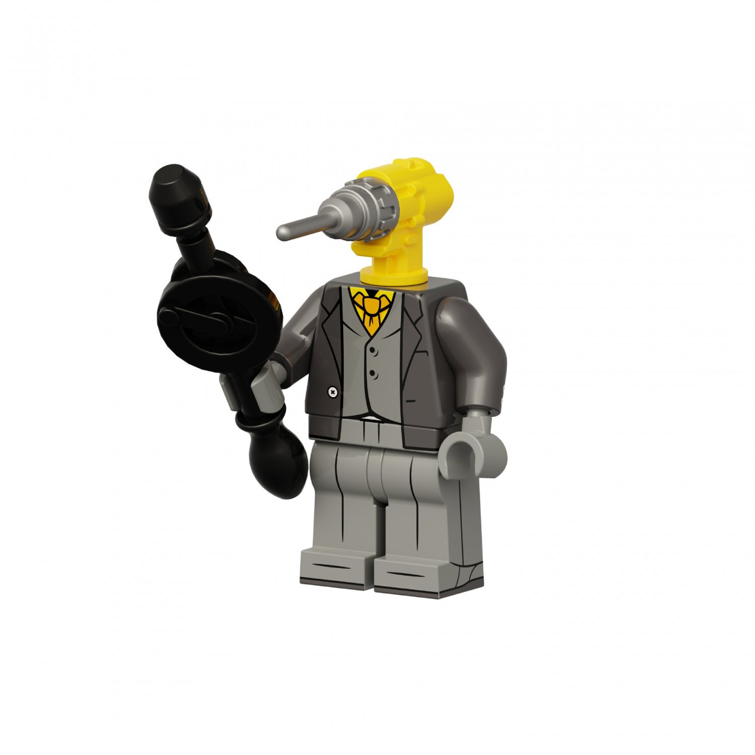 Electric drill Man Minifigures Fit Lego Skibidi Toilet Minifigure
