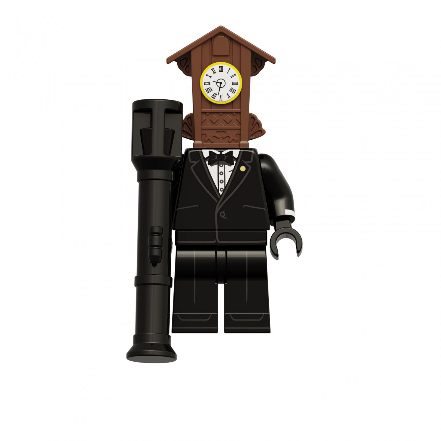 Wall Clock Man Minifigures Fit Lego Skibidi Toilet Minifigure