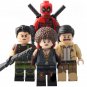 Deadpool Cable Domino Peter Minifigures Fit Lego Deadpool 2 Movie Sets