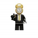 Alarm Clock Man Minifigures Fit Lego Titan Clock Man Minifigure