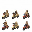 Royal Marines Commandos Motorcycle Minifigures Fit Lego Britain Specia Force Sets