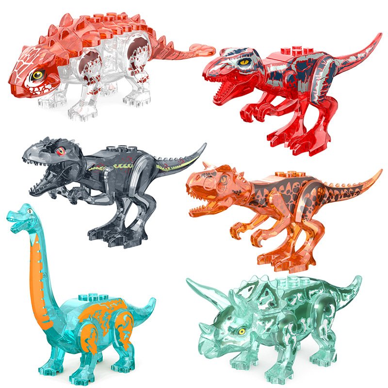 Euoplocephalus Velociraptor Triceratops Minifigures Fit Lego Dinosaur Sets