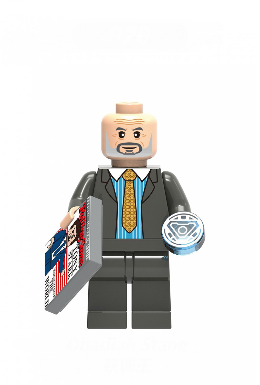 Obadiah Stane Iron Monger Minifigures Compatible Lego Iron Man Movie Minifigure