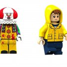 GEORGE and PENNYWISE Minifigures Compatible Lego Minifigure