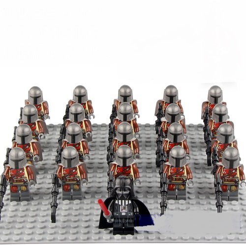 21pcs The Mandalorian Din Djarin Minifigures Fit Lego The Mandalorian Season 3 Sets