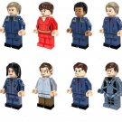 Scotty Captain Kirk Spock Edward Rayburn Minifigures Fit Lego Star Trek Sets