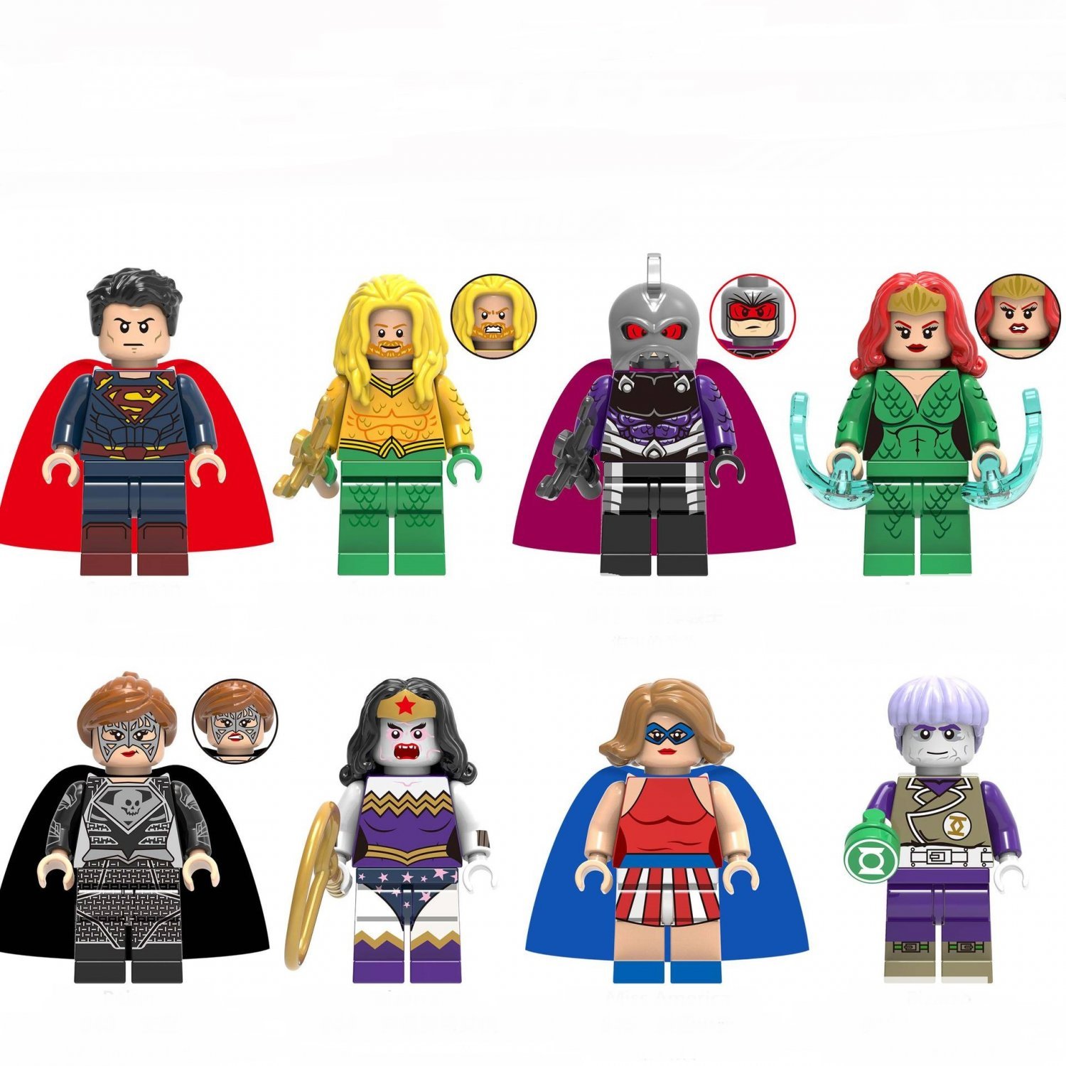 Miss America Reign Bizarra Bizarro Minifigures Fit Lego Super Heroes Sets