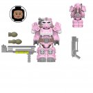 Pink Power Armor Minifigures Fit Lego Fallout Season 1 Minifigure