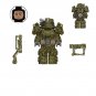 Camouflage T60 Power Armor Minifigures Fit Lego Fallout Season 1 Minifigure