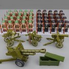 40pcs USSR and Germany corps Minifigures Fit Lego WW2 Military Sets