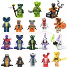 Pythor Krait Buffmillion Pyro vipers Minifigures Compatible Lego Ninjago Basilisk Sets