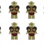 8pcs Orc Soldier Minifigures Fit Lego World of Warcraft Movie Sets
