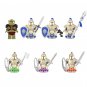 Orc Soldier Stormwind City Guard Purple Dragon Guard Minifigures Fit Lego World of Warcraft Sets