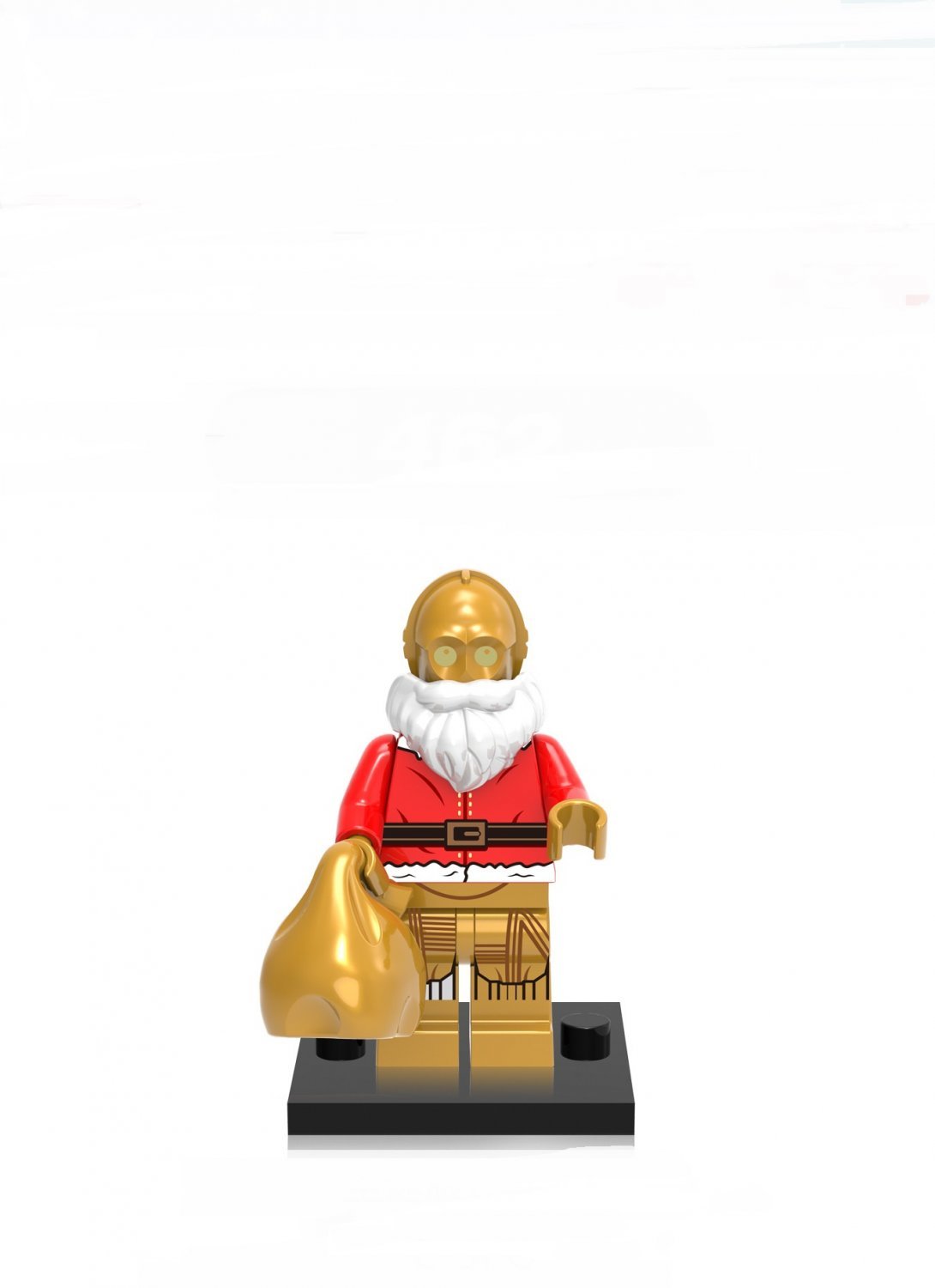 C-3PO Santa Claus outfit Minifigures Fit Lego Christmas 2024