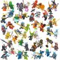 48pcs Ninjago Season 11 Secrets of the Forbidden Spinjitzu Minifigures Compatible Lego Toy