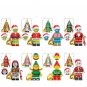 Grinch Jake Sally Santa Rex Holiday Elf Minifigures Fit Lego Christmas Sets