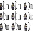 9pcs Kyuzo Minifigures Fit Lego Japan Warrior Sets