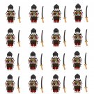 16pcs Gion Minifigures Fit Lego Japan Warrior Sets