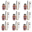 9pcs Aoi Minifigures Compatible Lego Japan warrior Sets