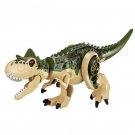Green Carnotaurus Minifigures Fit Lego Jurassic World Movie Minifigures