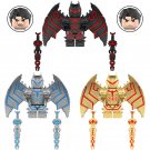 3pcs Heavy Hellbat Minifigures Fit Lego Batman Mech Sets