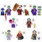Arkham Joker Dark Knight Joker Gaga Quinn 2024 Minifigures Fit Lego Joker 2 Movie Sets