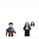 The Nun and Ash Minifigures Fit Lego Horror Movie Sets