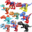 Colorful Big Dinosaur Minifigures Fit Lego Jurassic World Sets