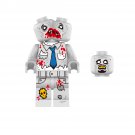 Double headed Zombie Minifigures Fit Lego Halloween Minifigure