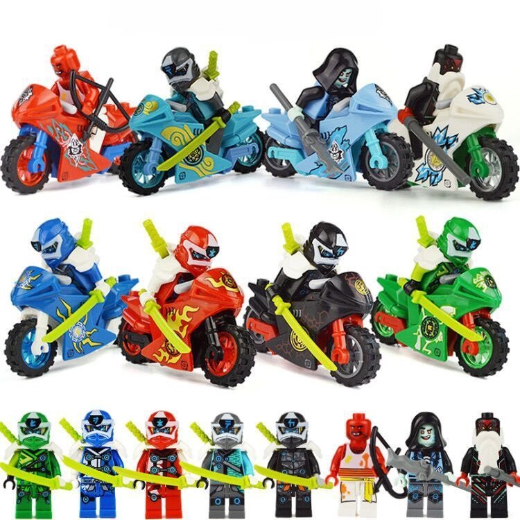 Ninjago Season 13 Character motorcycle Minifigures Compatible Lego Ninjago Sets