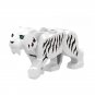 Snow Toothed Tiger Minifigures Fit Lego City Zoo Sets
