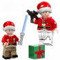 2pcs Obi-Wan Kenobi Christmas attire Minifigures Fit Lego Christmas Movie Sets