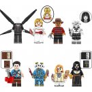 Slender Man Freddie Tomie Nun Mean Minifigures Fit Lego Halloween movie Sets