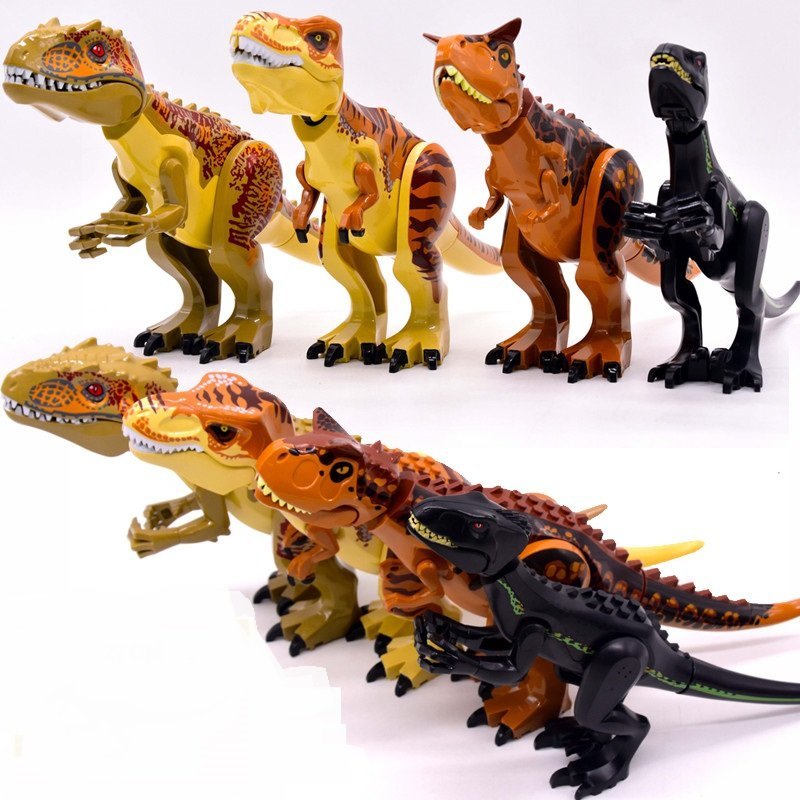 Indominus Rex Indoraptor Carnotaurus Minifigures Fit Lego Dinosaur movie Sets